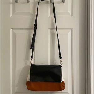 JustFab Leather cross body purse